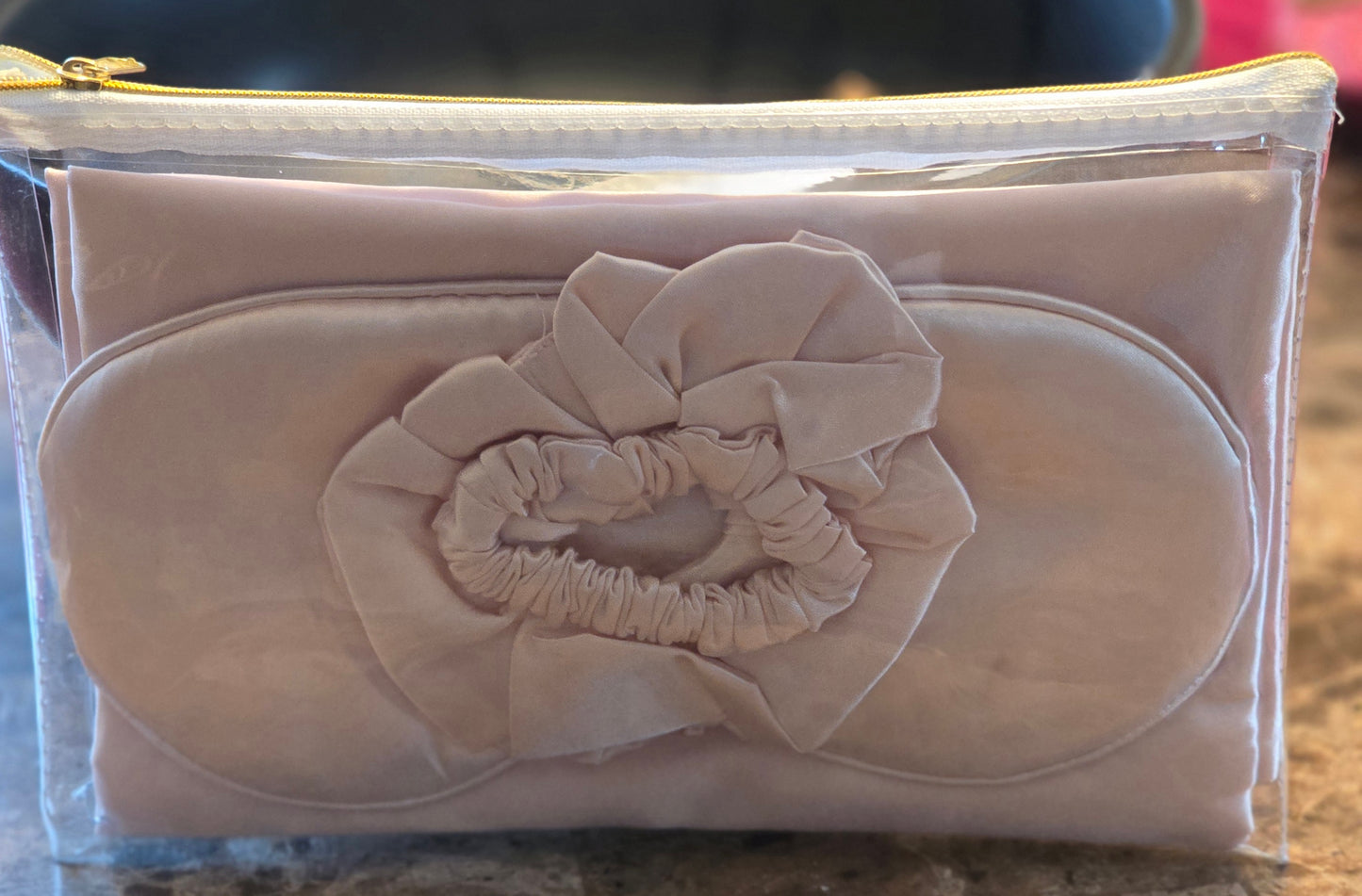 Satin PillowCase Eye Mask and Scrunchie