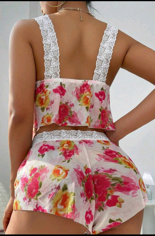 2pc Foral Boxer Briefs